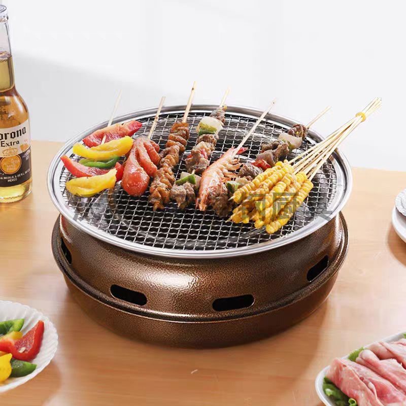 Parrilla de barbacoa redonda d - Camping Cooking Set Compact reseña y precio
