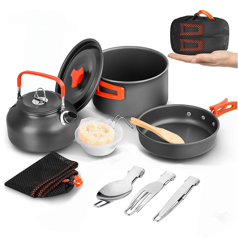 Juego de Utensilios de Cocina  - Camping Cooking Set 2 Person reseña y precio