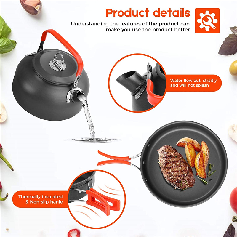Juego de Utensilios de Cocina  - Camping Cooking Set 2 Person reseña y precio