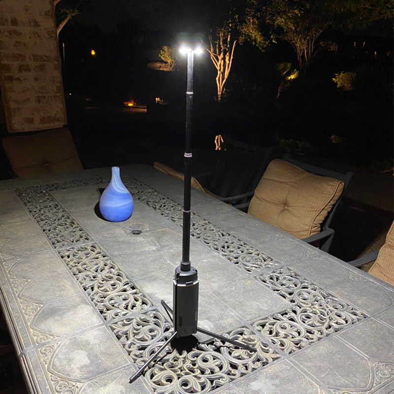 Linterna portátil para acampar - Camping Cooking Tripod reseña y precio