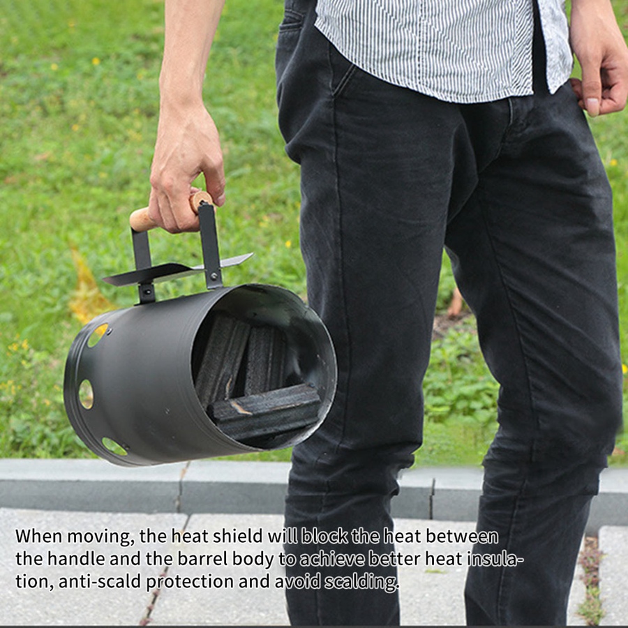 Herramientas para Parrilla de  - Charcoal Chimney Starter reseña y precio