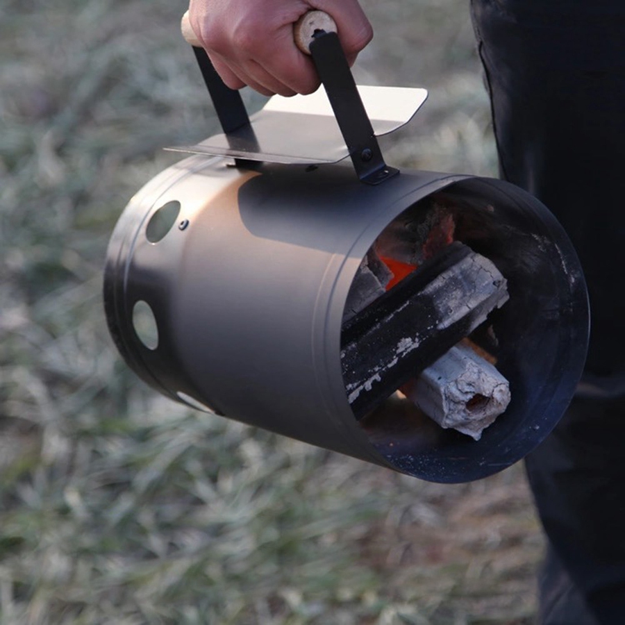 Herramientas para Parrilla de  - Charcoal Chimney Starter reseña y precio