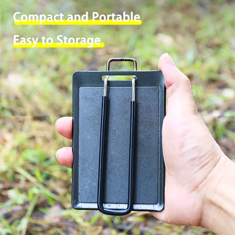 Sartén pequeña para camping, p - Camping Cooking Tray reseña y precio