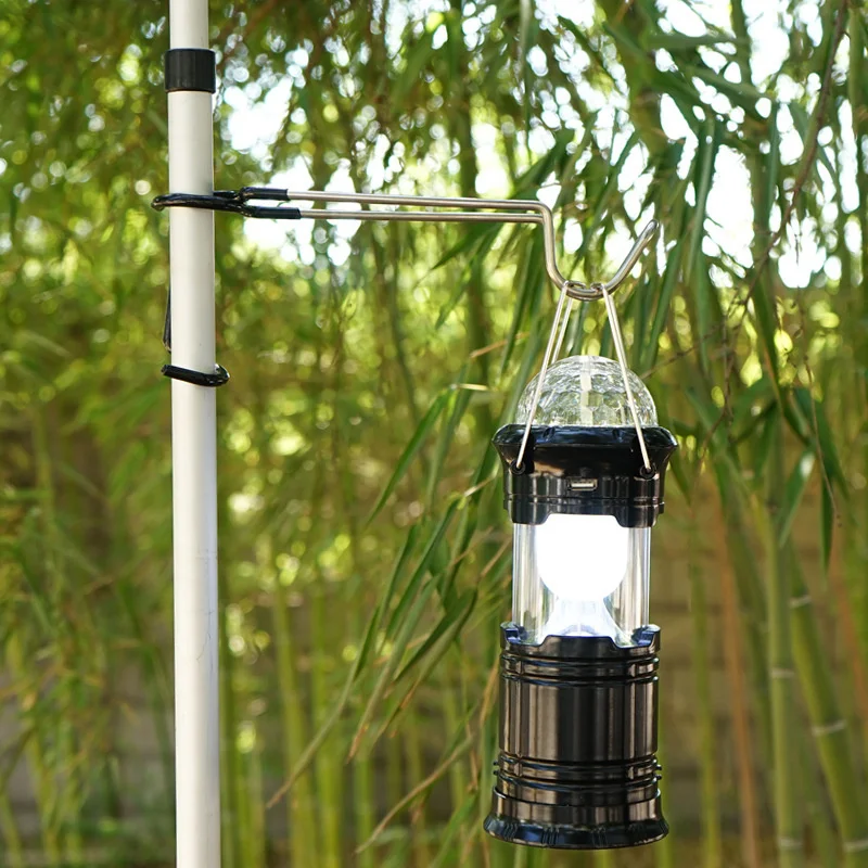 Gancho de soporte de luz portá - Camping Cooking Hanger reseña y precio