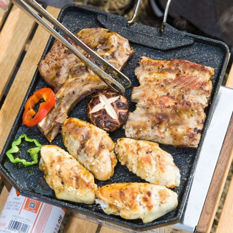 Sartén para barbacoa para acam - Camping Cooking Wok reseña y precio