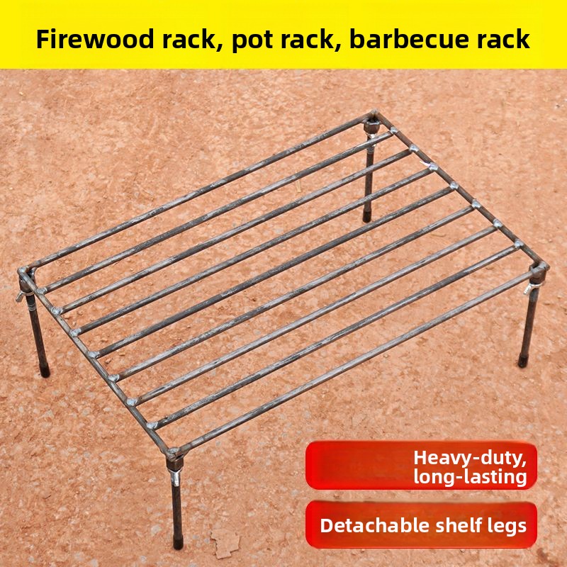 Soporte de Acero para Ollas, T - Camping Cooking Tripod reseña y precio
