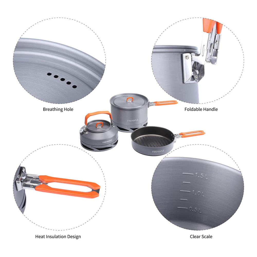 Fire Maple utensilios Camping  - Camping Cooking Cutlery Set reseña y precio