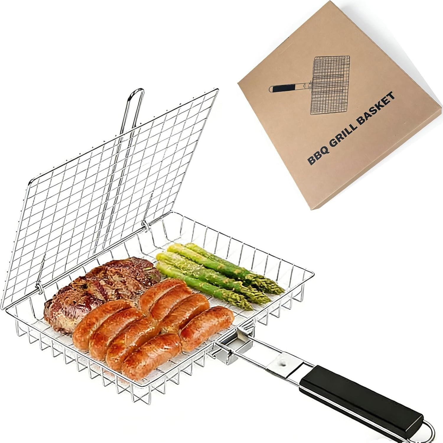 Juego de cestas para asar, par - Camping Cooking Vegetables reseña y precio