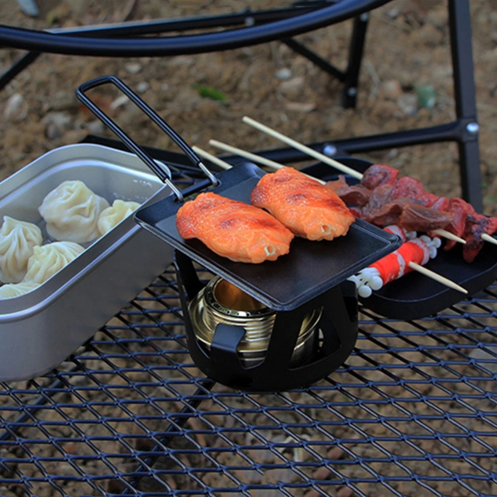 Sartén para acampar, parrilla  - Camping Cooking Wok reseña y precio