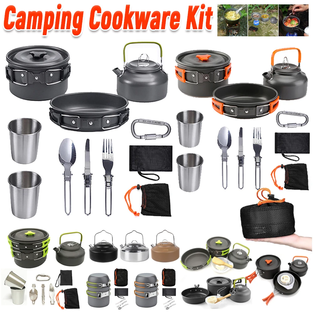 Kit de utensilios de cocina pa - Camping Cooking Set reseña y precio