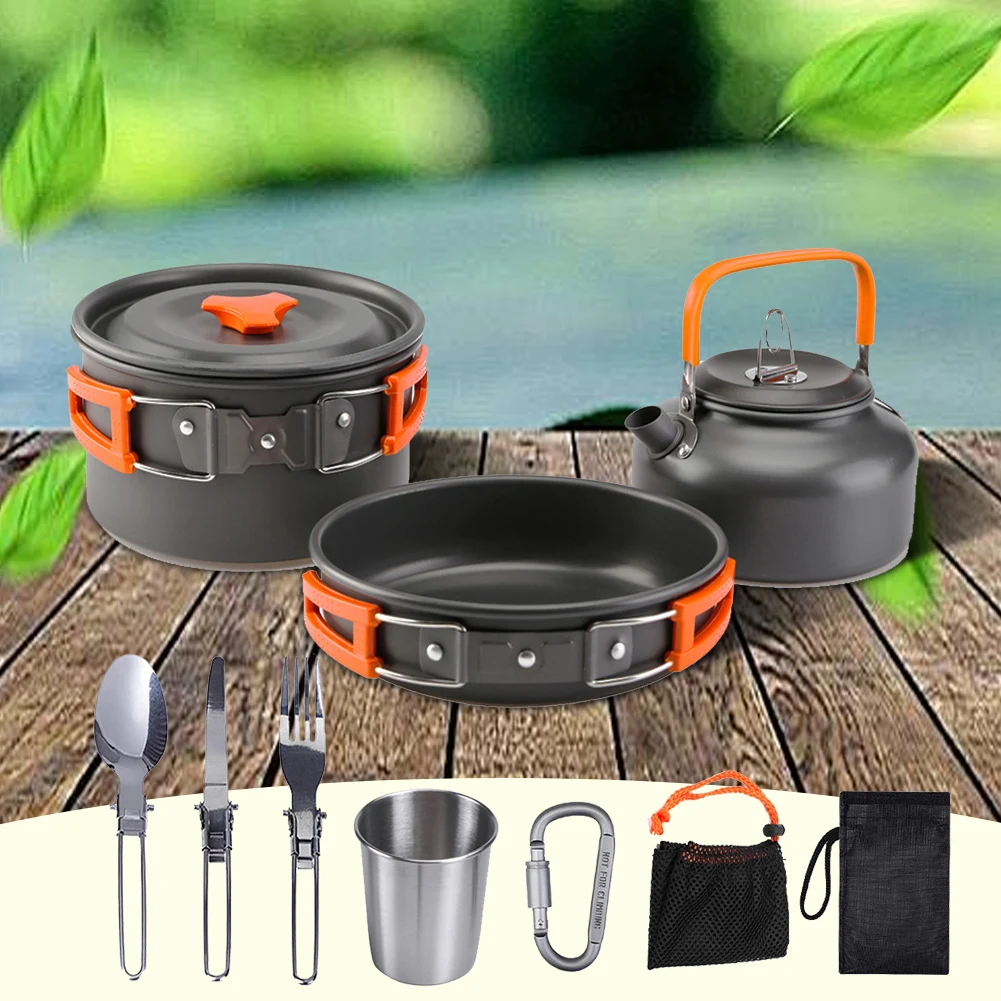 Kit de utensilios de cocina pa - Camping Cooking Set reseña y precio