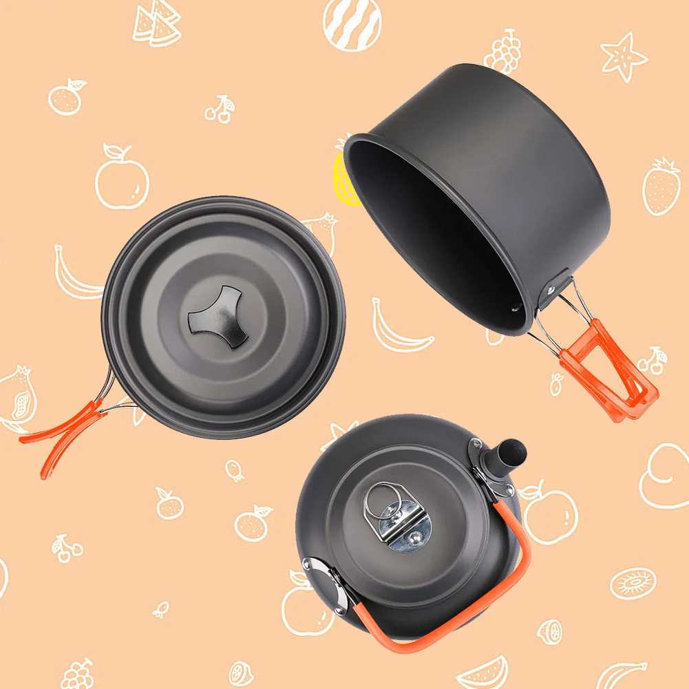 Kit de utensilios de cocina pa - Camping Cooking Set reseña y precio