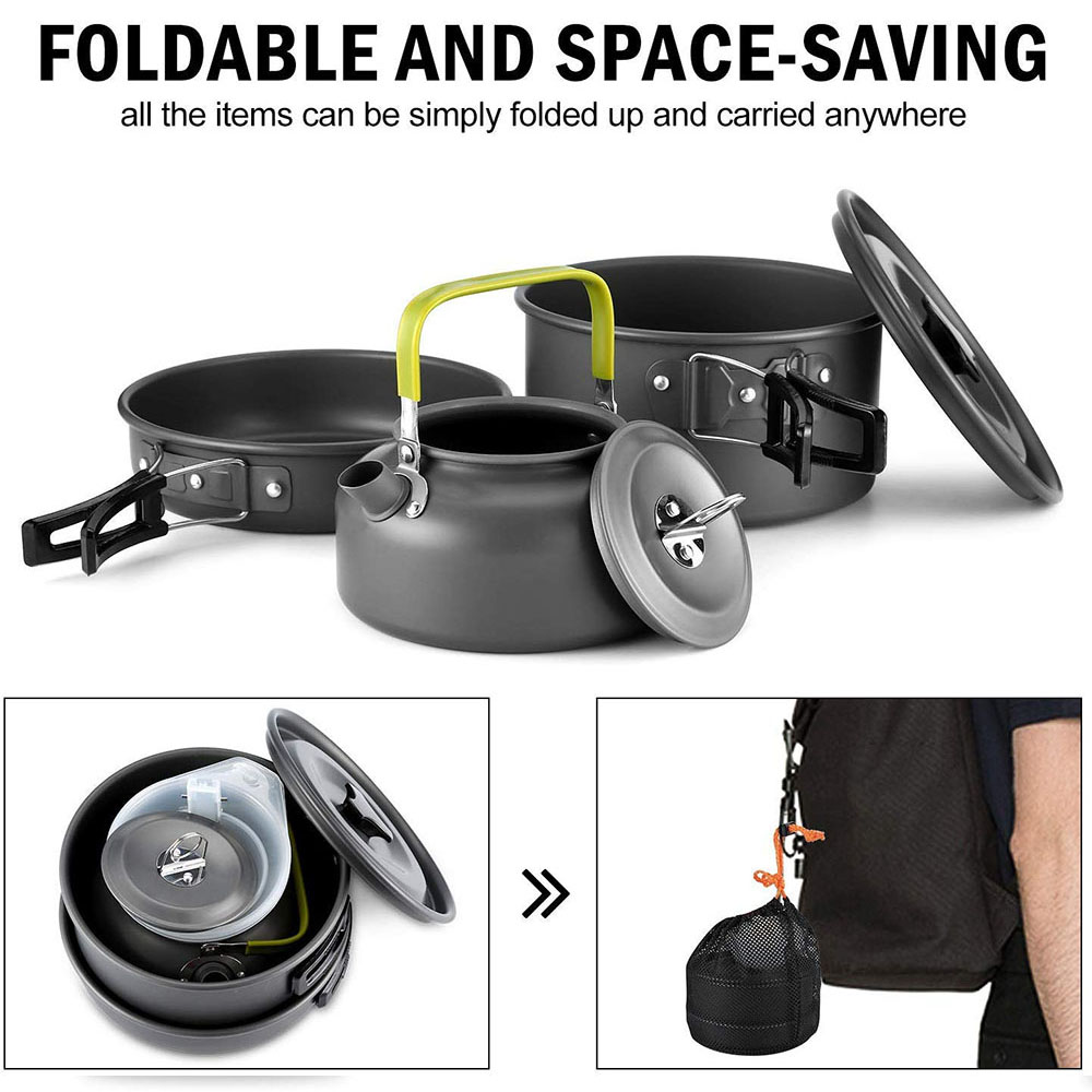 Juego de utensilios de cocina  - Camping Cooking Set reseña y precio