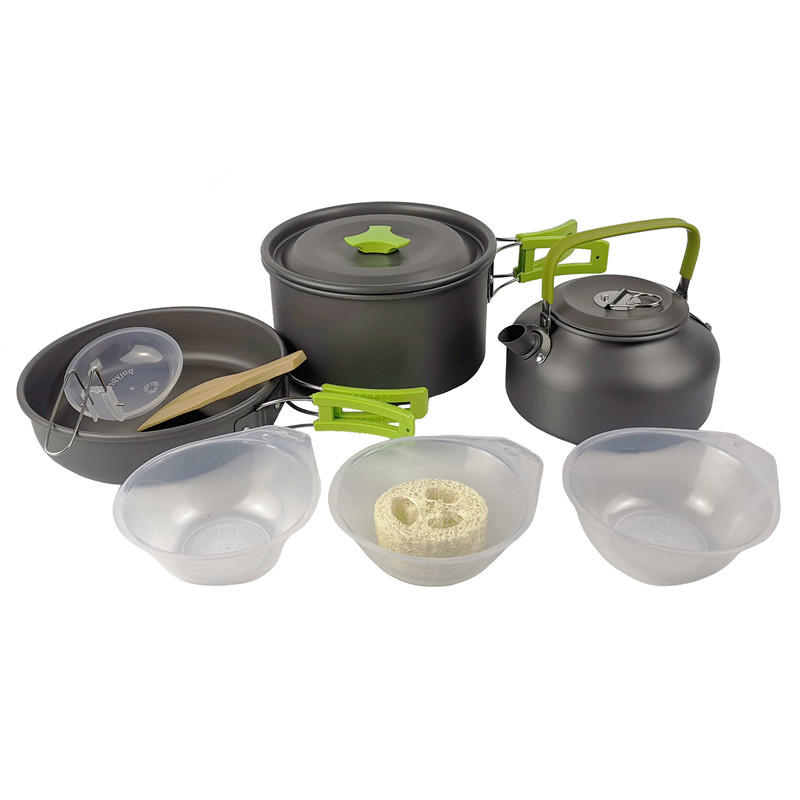 Kit de utensilios de cocina pa - Camping Cooking Kit Box reseña y precio