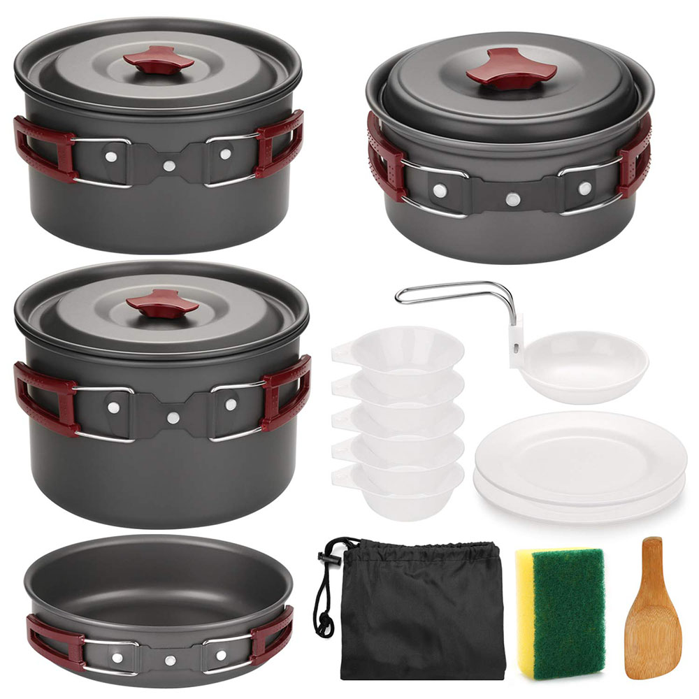 Kit de utensilios de cocina pa - Camping Cooking Wok reseña y precio