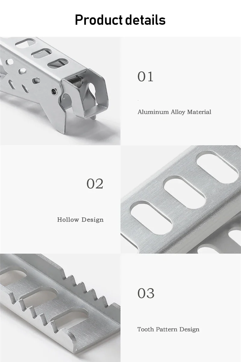 Clip de aleación de aluminio a - Camping Cooking Wok reseña y precio
