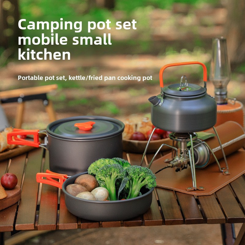 Juego de utensilios de cocina  - Camping Cooking Set 2 Person reseña y precio