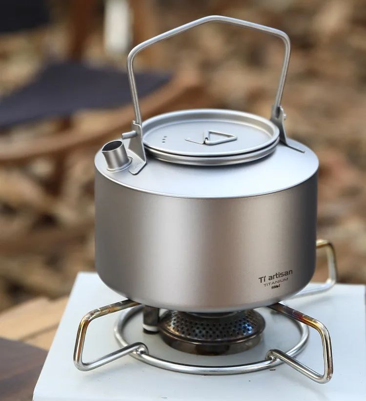 Hervidor de agua para acampar, - Camping Cooking Set reseña y precio