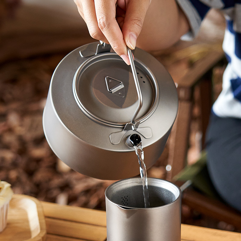 Hervidor de agua para acampar, - Camping Cooking Set reseña y precio