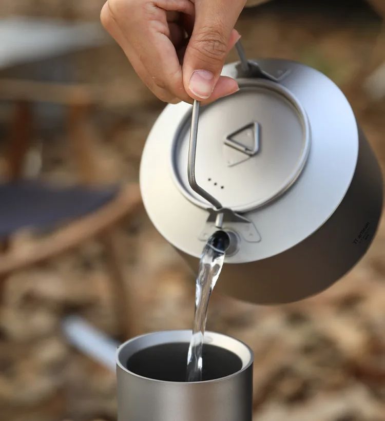 Hervidor de agua para acampar, - Camping Cooking Set reseña y precio