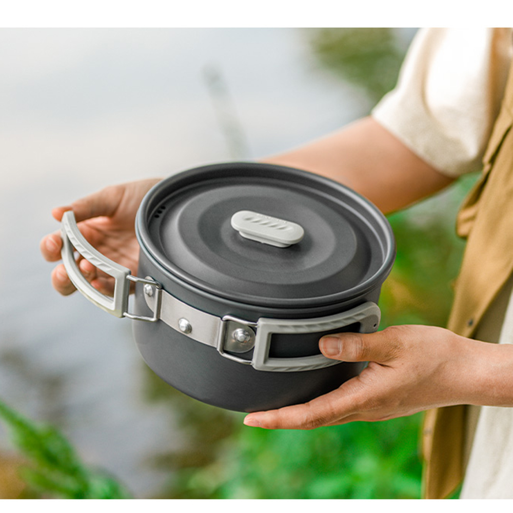 Naturehike-Juego de ollas al a - Camping Cooking Set reseña y precio