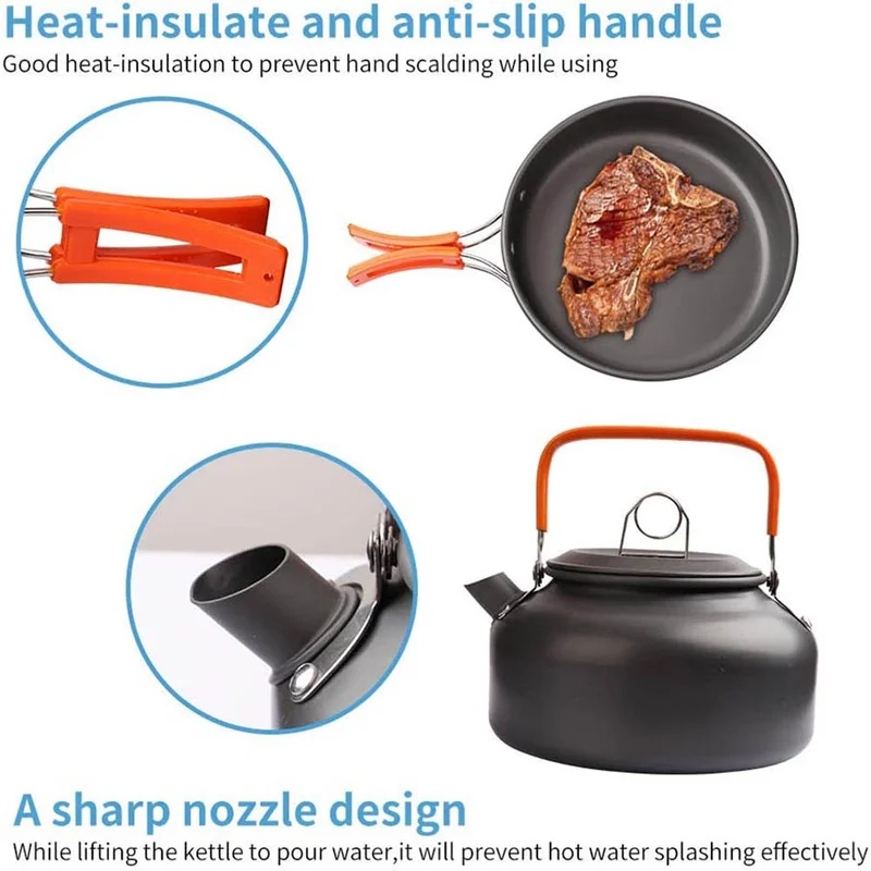 Juego de cocina para acampar,  - Camping Cooking Pack reseña y precio