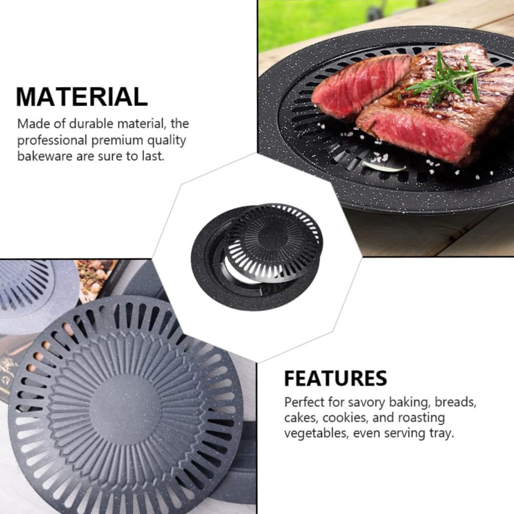 KOSUN-sartén para parrilla cor - Camping Cooking Vegetables reseña y precio