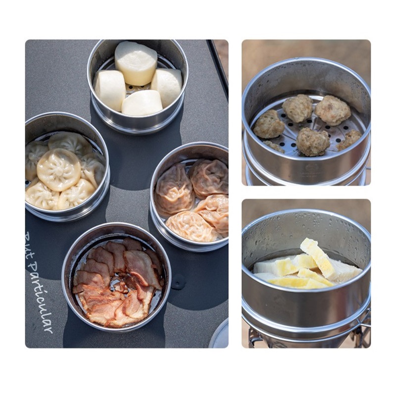 CAMPINGMOON Portatle Camping a - Camping Cooking Tray reseña y precio